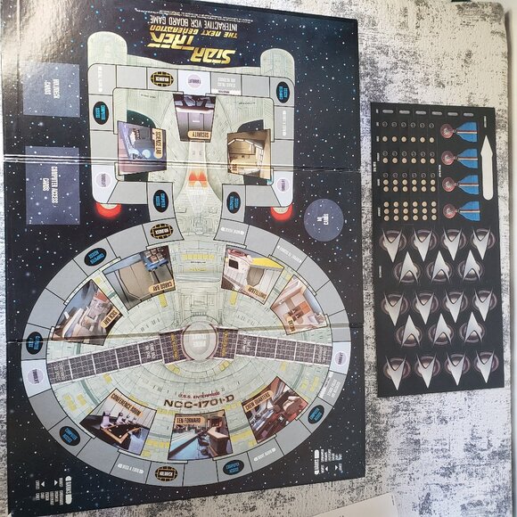 1993 Star Trek Next Generation Klingon Interactive VCR VHS Board Game - Picture 4 of 16